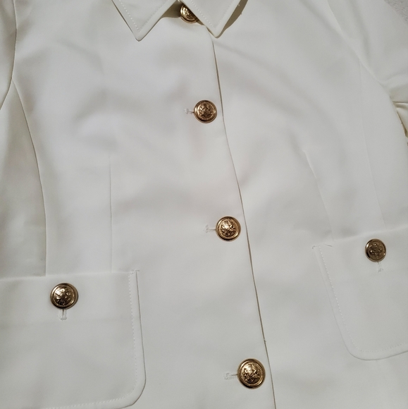 Zara Gold Button Jacket Size L - Picture 7 of 10